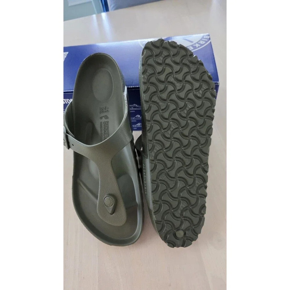 Birkenstock Gizeh Eva Unisex Thong Sandal Khaki Size US 10 M8 Regular unisex NEW